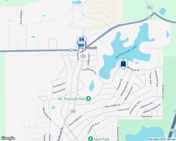 map of restaurants, bars, coffee shops, grocery stores, and more near 31074 Lochmore Circle in Sorrento