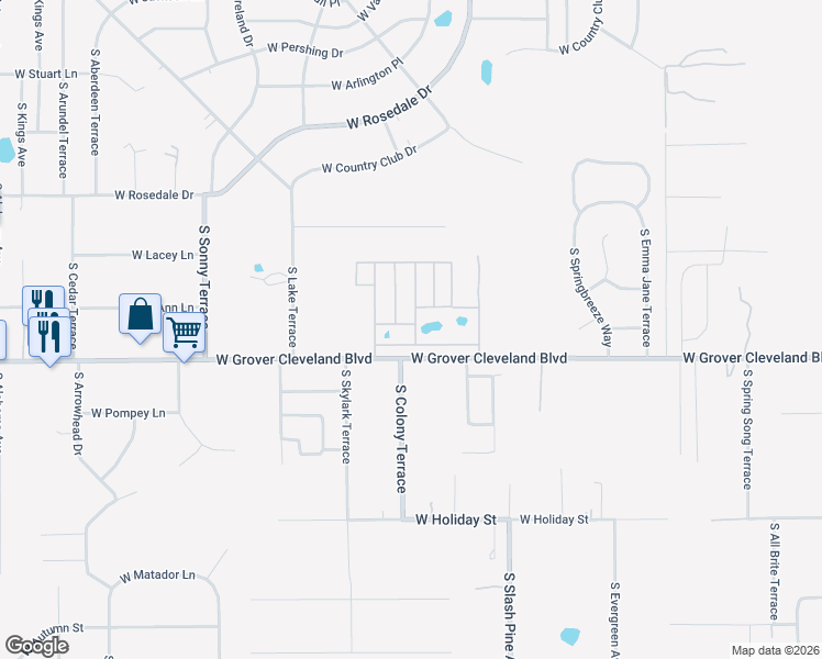 map of restaurants, bars, coffee shops, grocery stores, and more near 3930 South Swan Terrace in Homosassa