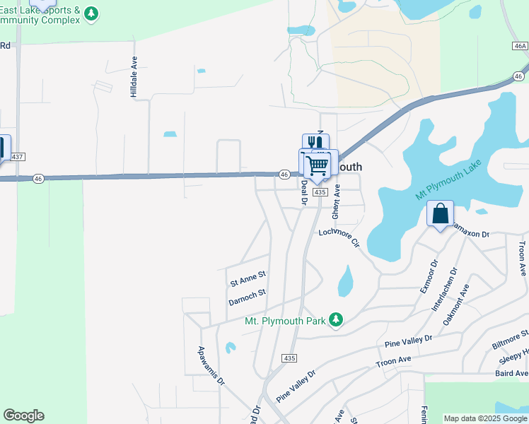 map of restaurants, bars, coffee shops, grocery stores, and more near 31339 Westward Ho Avenue in Sorrento