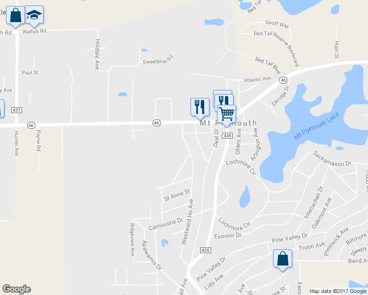 map of restaurants, bars, coffee shops, grocery stores, and more near 31339 Westward Ho Avenue in Sorrento