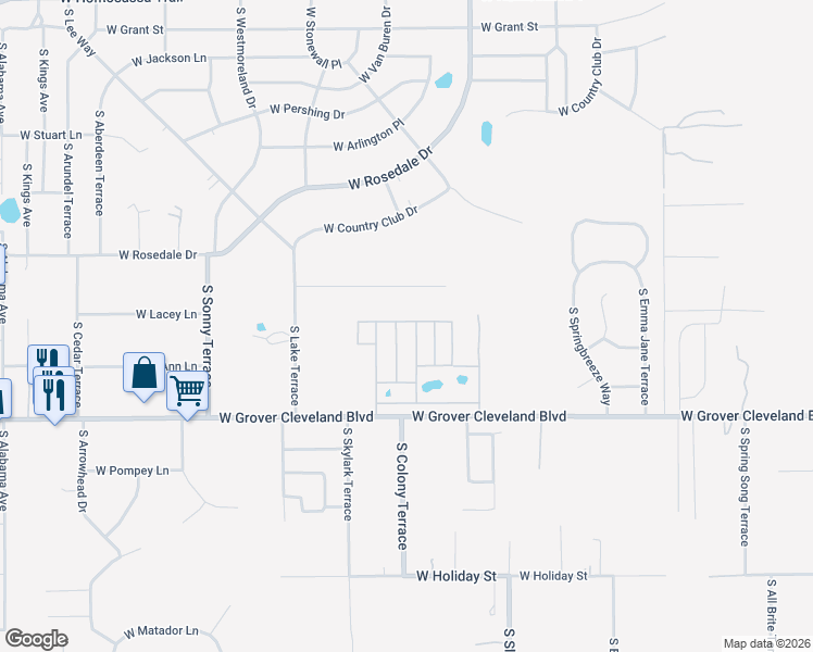 map of restaurants, bars, coffee shops, grocery stores, and more near 6614 West Robin Lane in Homosassa