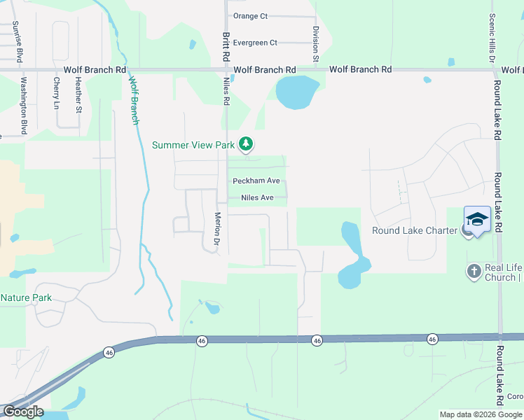 map of restaurants, bars, coffee shops, grocery stores, and more near 21114 Niles Avenue in Mount Dora