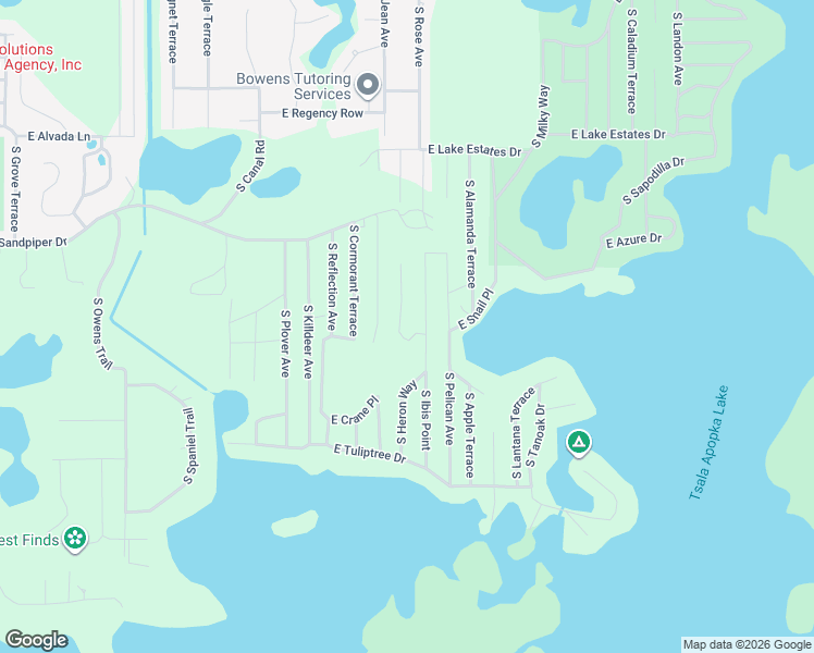 map of restaurants, bars, coffee shops, grocery stores, and more near 3757 South Heron Point in Inverness