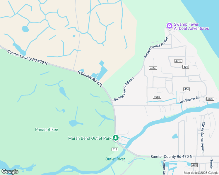 map of restaurants, bars, coffee shops, grocery stores, and more near 3653 County Road 470 in Lake Panasoffkee