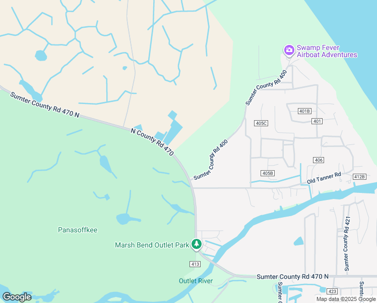 map of restaurants, bars, coffee shops, grocery stores, and more near 3653 County Road 470 in Lake Panasoffkee