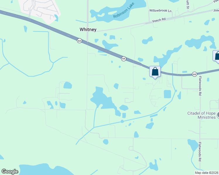 map of restaurants, bars, coffee shops, grocery stores, and more near 31600 Whitney Road in Leesburg