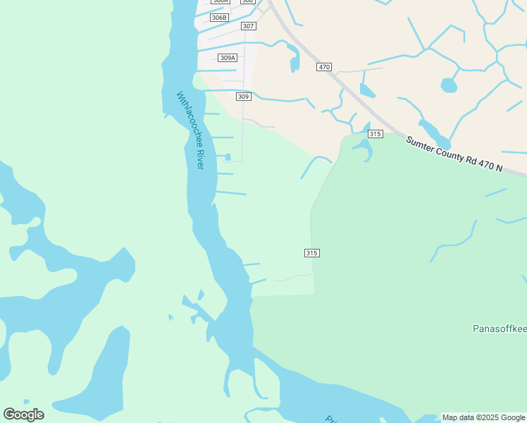 map of restaurants, bars, coffee shops, grocery stores, and more near 3646 County Road 315 in Lake Panasoffkee