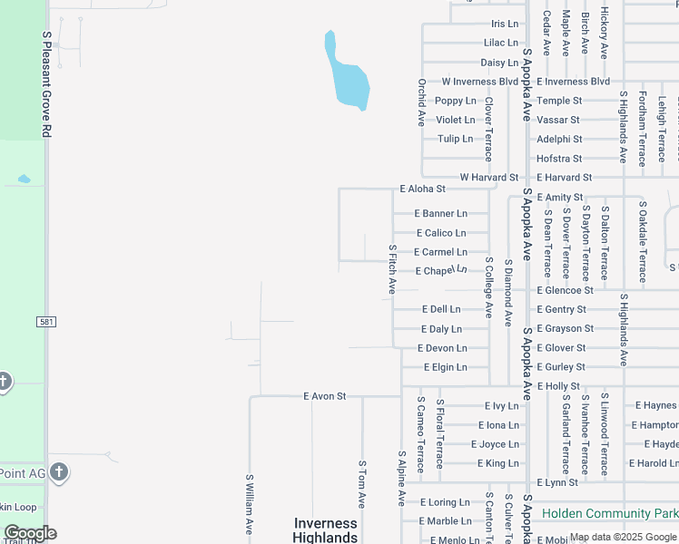map of restaurants, bars, coffee shops, grocery stores, and more near 3300 South Mauna Terrace in Inverness