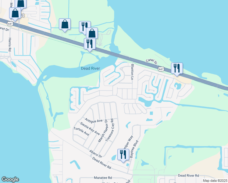 map of restaurants, bars, coffee shops, grocery stores, and more near 31702 Imperial Drive in Tavares