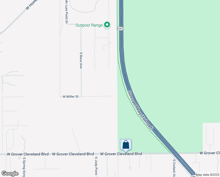 map of restaurants, bars, coffee shops, grocery stores, and more near 5045 West Miller Street in Lecanto