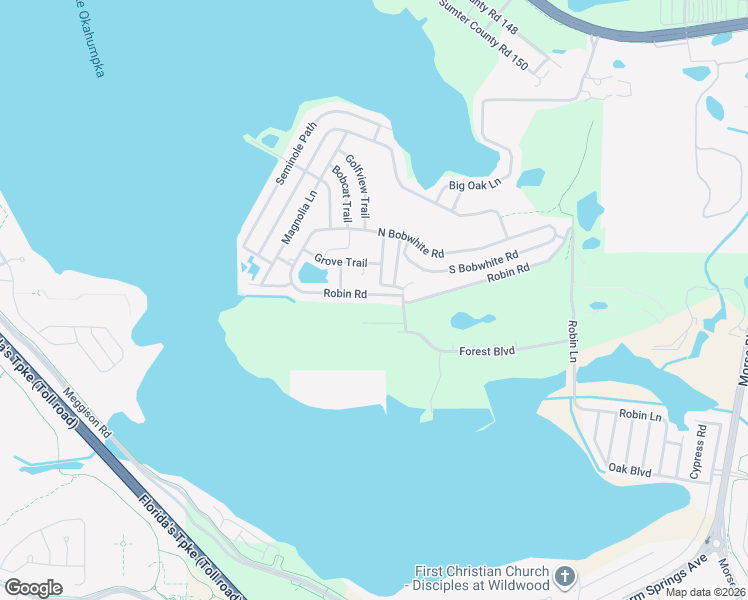 map of restaurants, bars, coffee shops, grocery stores, and more near 29 Robin Road in Wildwood