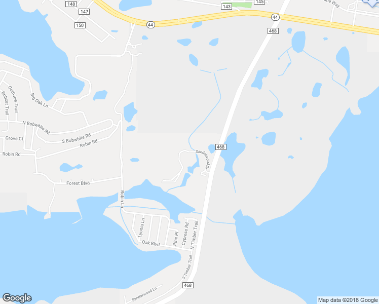 map of restaurants, bars, coffee shops, grocery stores, and more near 13203 Sandalwood Drive in Wildwood