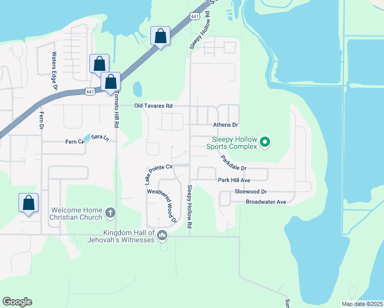 map of restaurants, bars, coffee shops, grocery stores, and more near 31817 Sunpark Circle in Leesburg