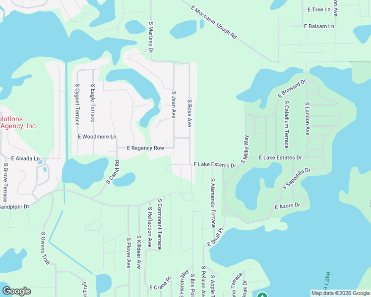 map of restaurants, bars, coffee shops, grocery stores, and more near 3218 South Rose Avenue in Inverness