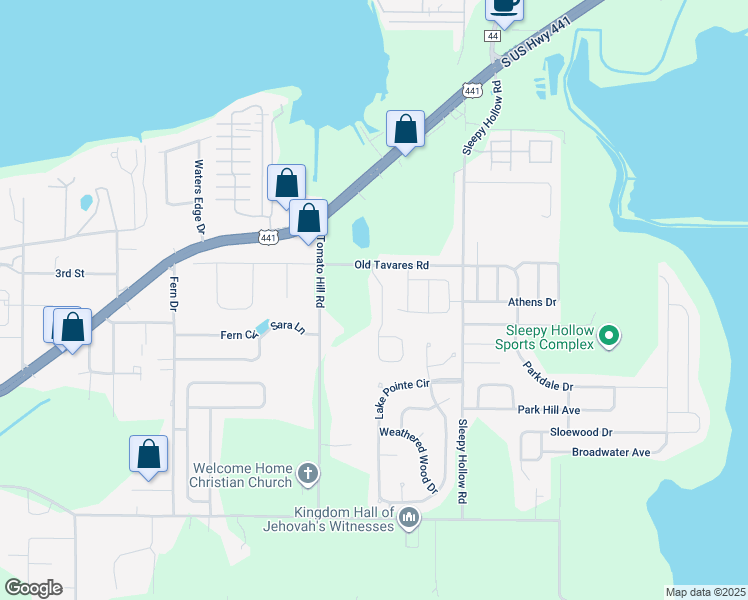 map of restaurants, bars, coffee shops, grocery stores, and more near 217 Crestrun Loop in Leesburg