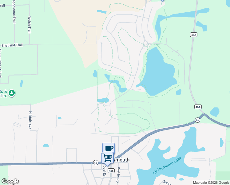 map of restaurants, bars, coffee shops, grocery stores, and more near 25626 Grandview Pointe in Sorrento