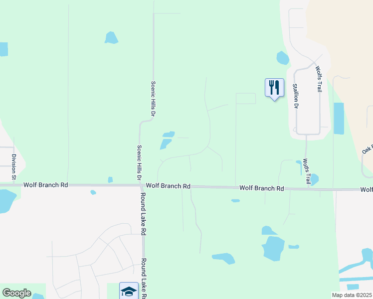 map of restaurants, bars, coffee shops, grocery stores, and more near 32143 Wolfbranch Lane in Sorrento