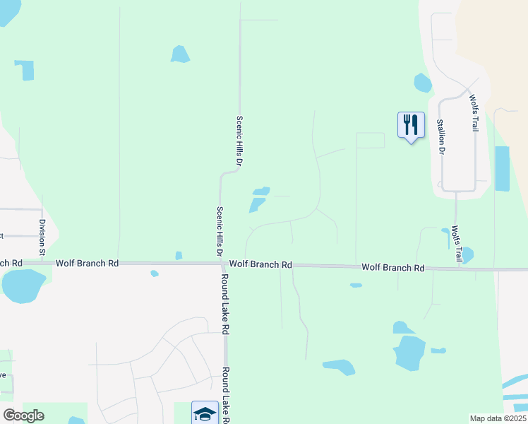 map of restaurants, bars, coffee shops, grocery stores, and more near 32133 Wolfbranch Lane in Sorrento