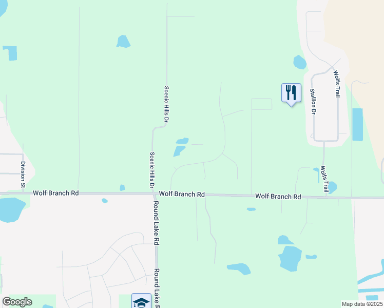 map of restaurants, bars, coffee shops, grocery stores, and more near 32143 Wolfbranch Lane in Sorrento