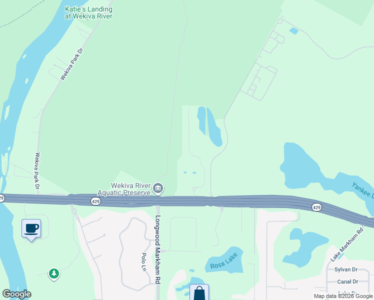 map of restaurants, bars, coffee shops, grocery stores, and more near 8100 West State Road 46 in Sanford