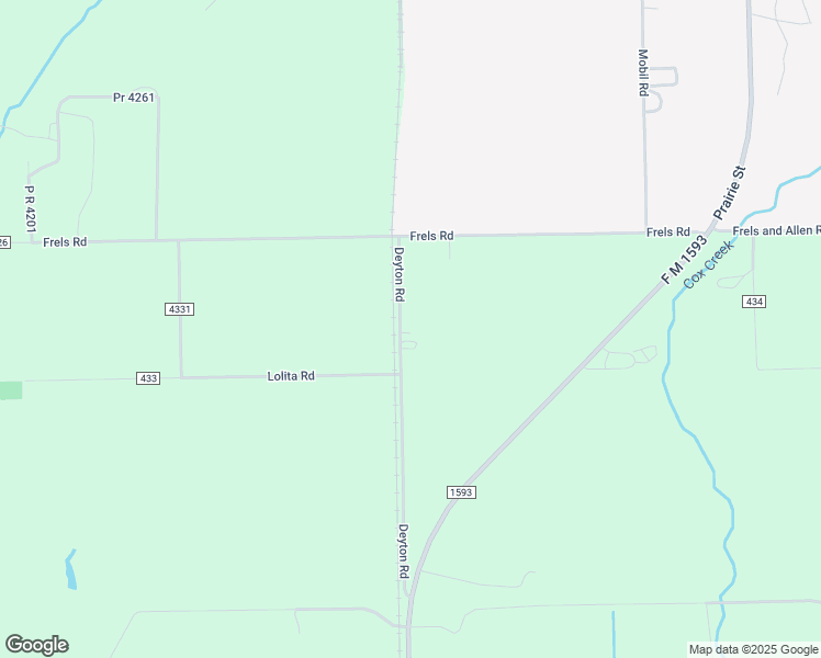 map of restaurants, bars, coffee shops, grocery stores, and more near 225 County Road 432 in Lolita