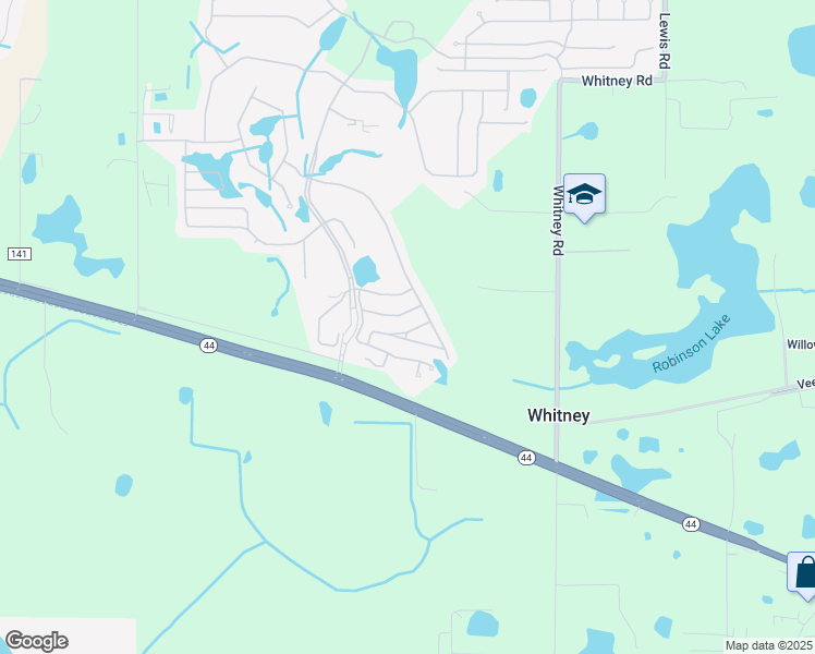 map of restaurants, bars, coffee shops, grocery stores, and more near 619 Northeast Cottage Park Lane in Leesburg