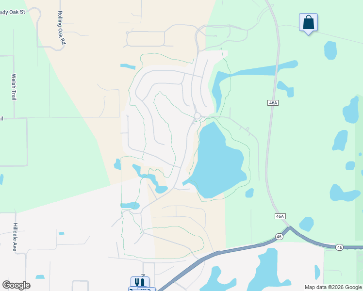 map of restaurants, bars, coffee shops, grocery stores, and more near 32211 Red Tail Boulevard in Sorrento