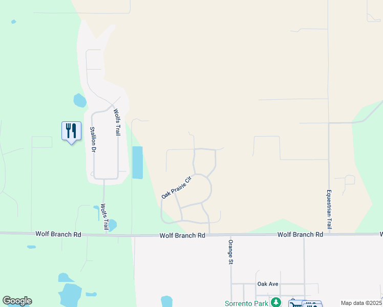 map of restaurants, bars, coffee shops, grocery stores, and more near 32331 Oak Canopy Drive in Sorrento
