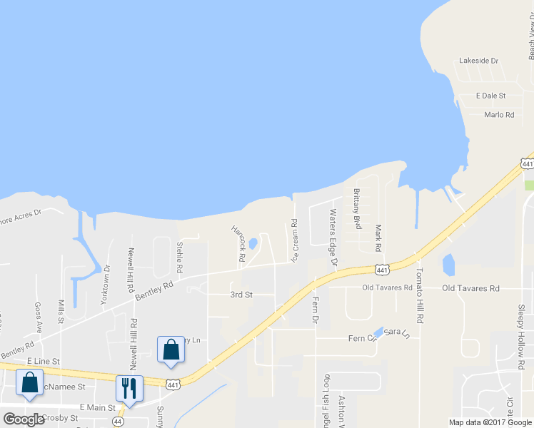 map of restaurants, bars, coffee shops, grocery stores, and more near 414 Ice Cream Road in Leesburg