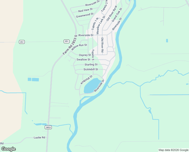 map of restaurants, bars, coffee shops, grocery stores, and more near 382 Tupelo South in Palacios