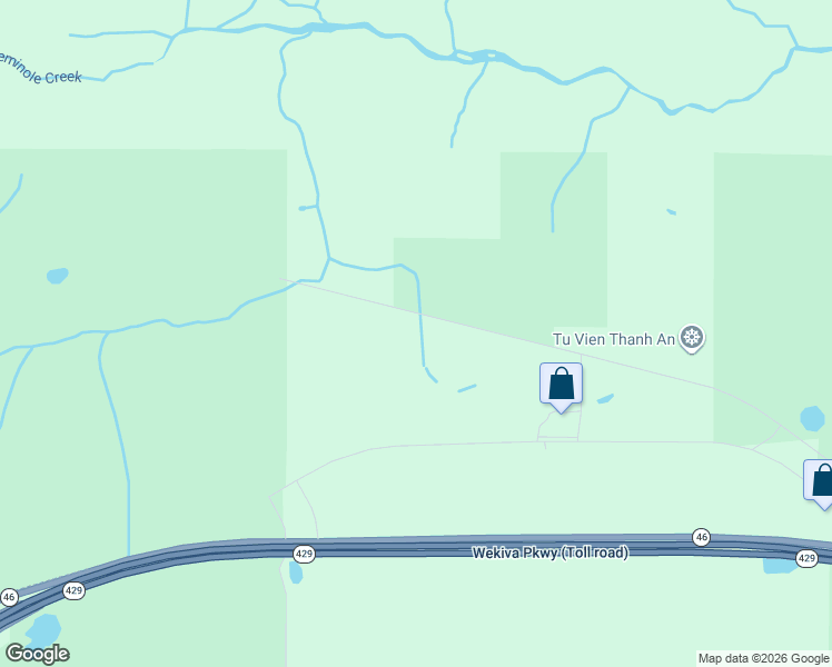 map of restaurants, bars, coffee shops, grocery stores, and more near 28233 Florida 46 in Sorrento