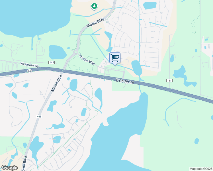 map of restaurants, bars, coffee shops, grocery stores, and more near 7246 Florida 44 in Wildwood