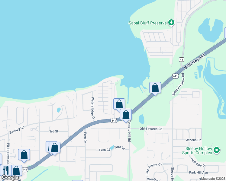 map of restaurants, bars, coffee shops, grocery stores, and more near 922 Mark Road in Leesburg