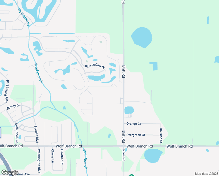 map of restaurants, bars, coffee shops, grocery stores, and more near 8036 Saint James Way in Mount Dora