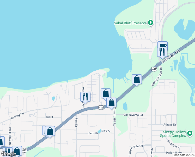 map of restaurants, bars, coffee shops, grocery stores, and more near 922 Mark Road in Leesburg