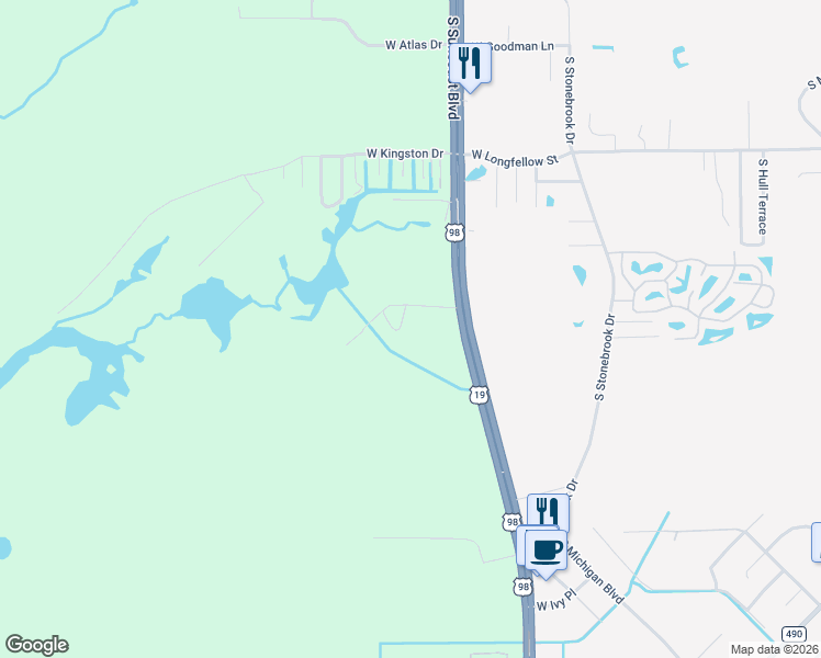 map of restaurants, bars, coffee shops, grocery stores, and more near 8874 West White Dogwood Drive in Homosassa