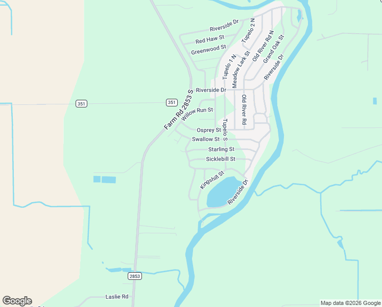 map of restaurants, bars, coffee shops, grocery stores, and more near 22 Oak Street in Palacios