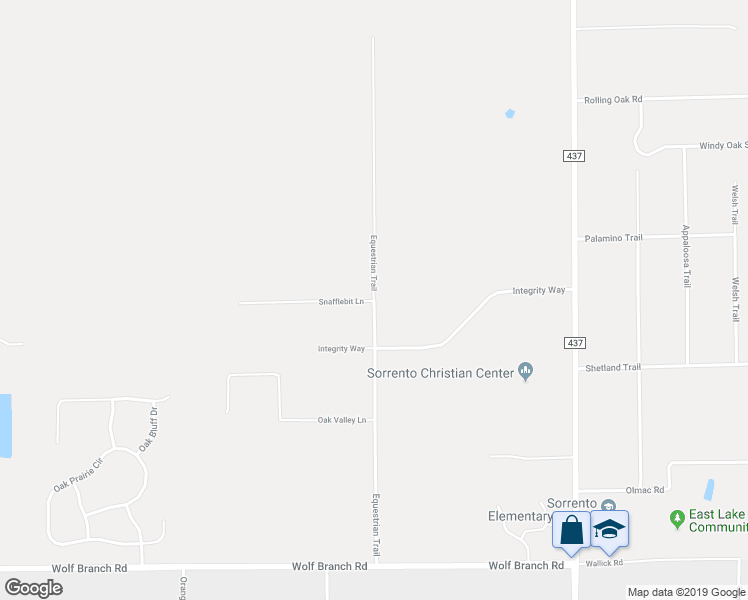 map of restaurants, bars, coffee shops, grocery stores, and more near 24099 Snafflebit Lane in Sorrento