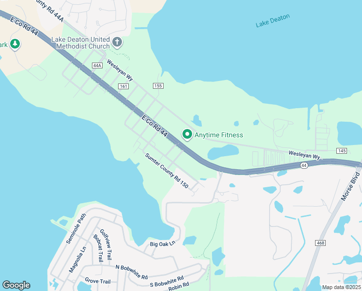 map of restaurants, bars, coffee shops, grocery stores, and more near 6866 Florida 44 in Wildwood