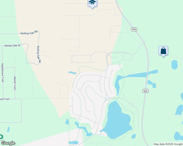 map of restaurants, bars, coffee shops, grocery stores, and more near 25605 Hawks Run Lane in Sorrento