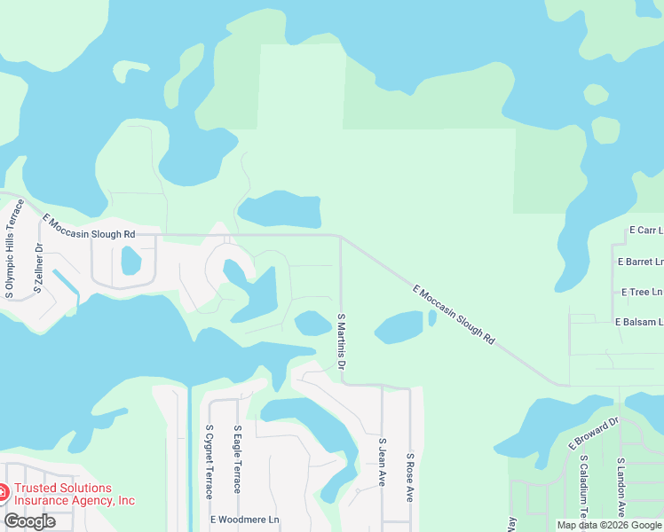 map of restaurants, bars, coffee shops, grocery stores, and more near 9893 East Tryon Court in Inverness
