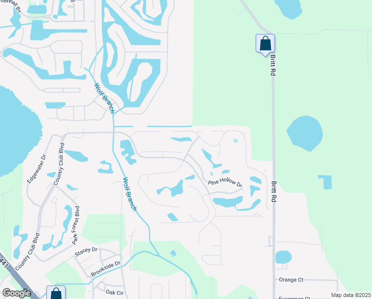 map of restaurants, bars, coffee shops, grocery stores, and more near 6051 Spring Creek Court in Mount Dora