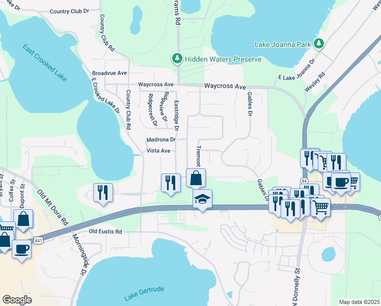 Eustis Fl Map