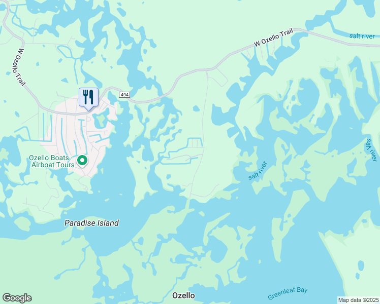 map of restaurants, bars, coffee shops, grocery stores, and more near 13488 West Hillbilly Lane in Crystal River