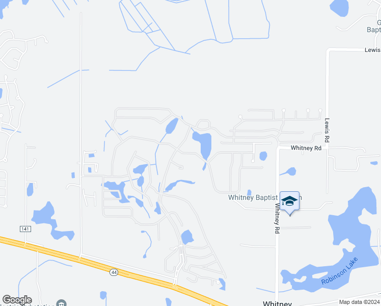 map of restaurants, bars, coffee shops, grocery stores, and more near 525 Grand Vista Trail in Leesburg
