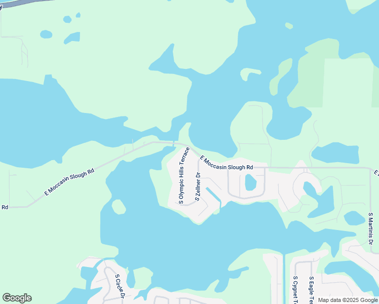 map of restaurants, bars, coffee shops, grocery stores, and more near 2271 South Olympic Hills Terrace in Inverness