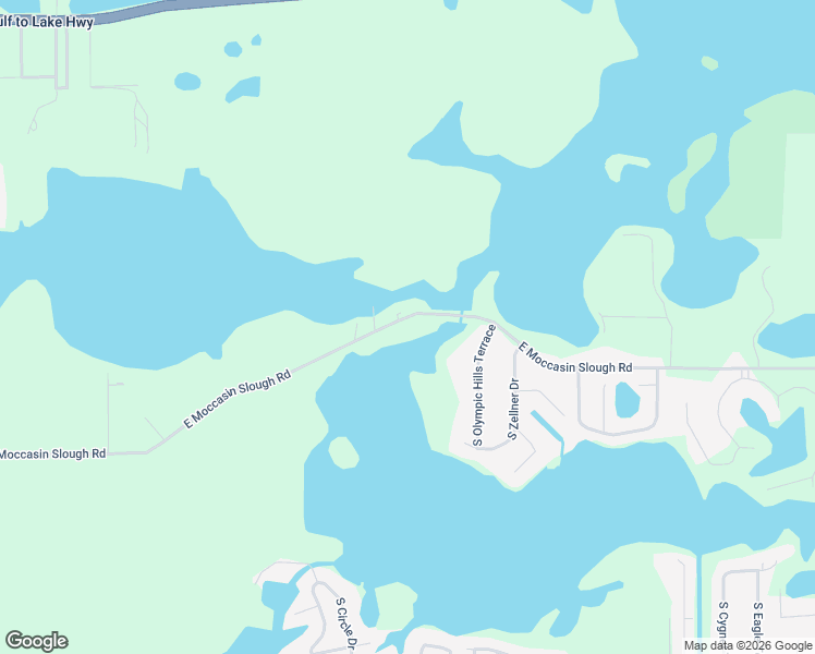 map of restaurants, bars, coffee shops, grocery stores, and more near 8787 East Moccasin Slough Road in Inverness