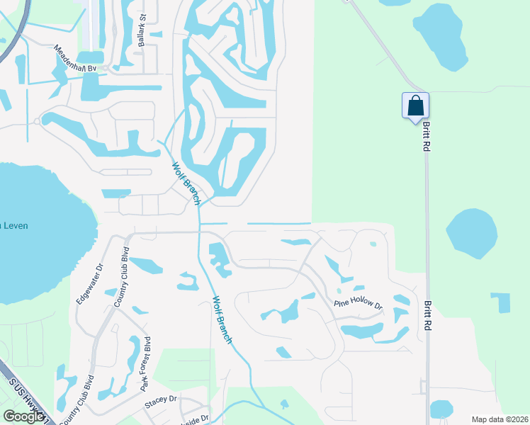 map of restaurants, bars, coffee shops, grocery stores, and more near 3035 Andover Court in Mount Dora