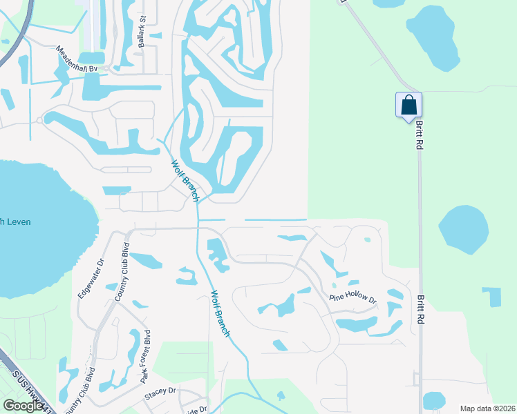 map of restaurants, bars, coffee shops, grocery stores, and more near 3035 Andover Court in Mount Dora