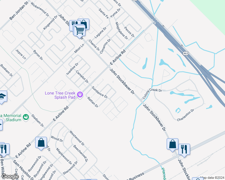 map of restaurants, bars, coffee shops, grocery stores, and more near 111 Swift Court in Victoria